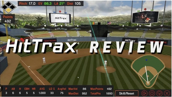 HitTrax Pro session review screen